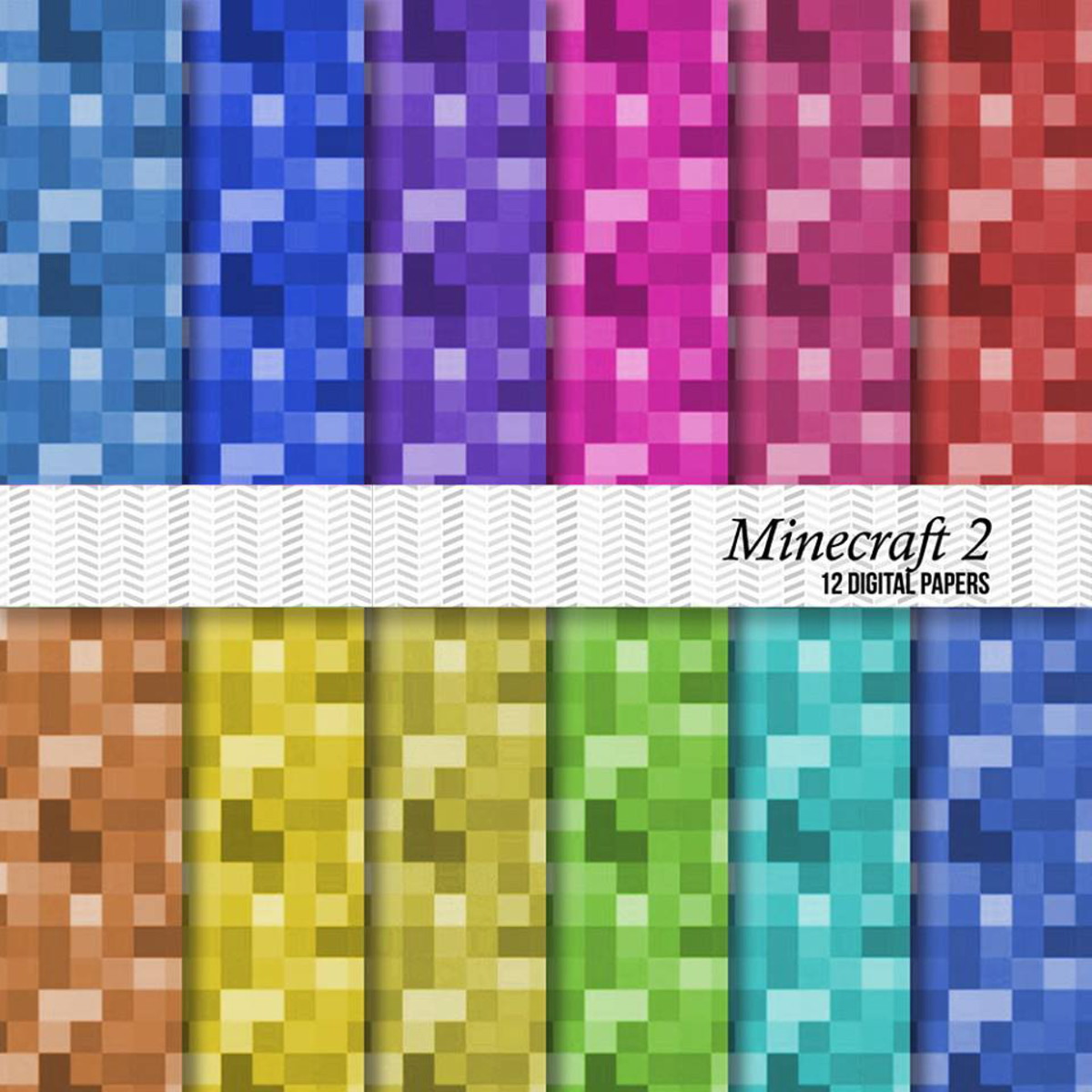 Arquivo de Corte Minecraft Studio e Pdf Silhouette